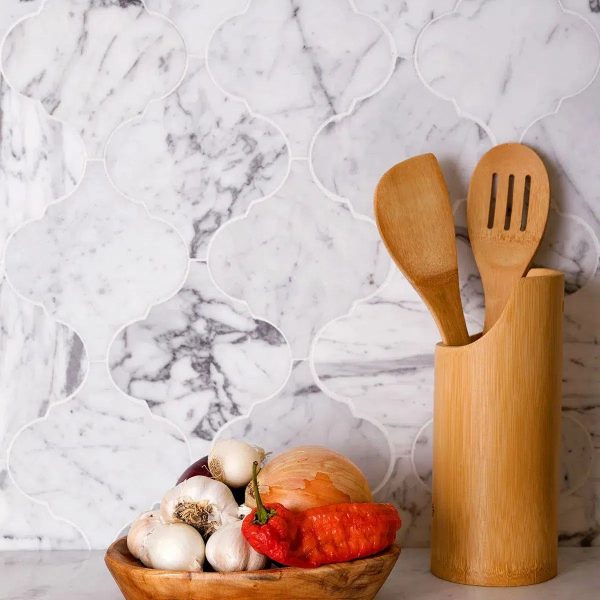 Calacatta Lantern Marble Mosaic Tile Online Hot Sale - Image 5