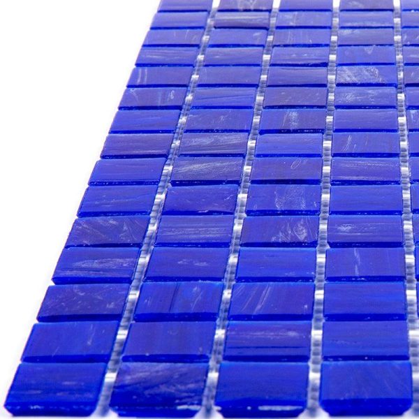 Mixed Navy Blue Squares Glass Pool Tile Supply - Image 3