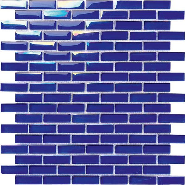 Sea Dark Blue Brick Glass Tile Hot on Sale